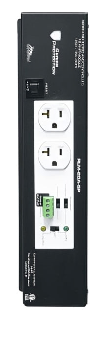Middle Atlantic Products RLM-20A-SP socket-outlet Black, White