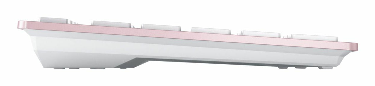 CHERRY KW 7100 MINI BT keyboard Universal Bluetooth QWERTY US English Pink, White
