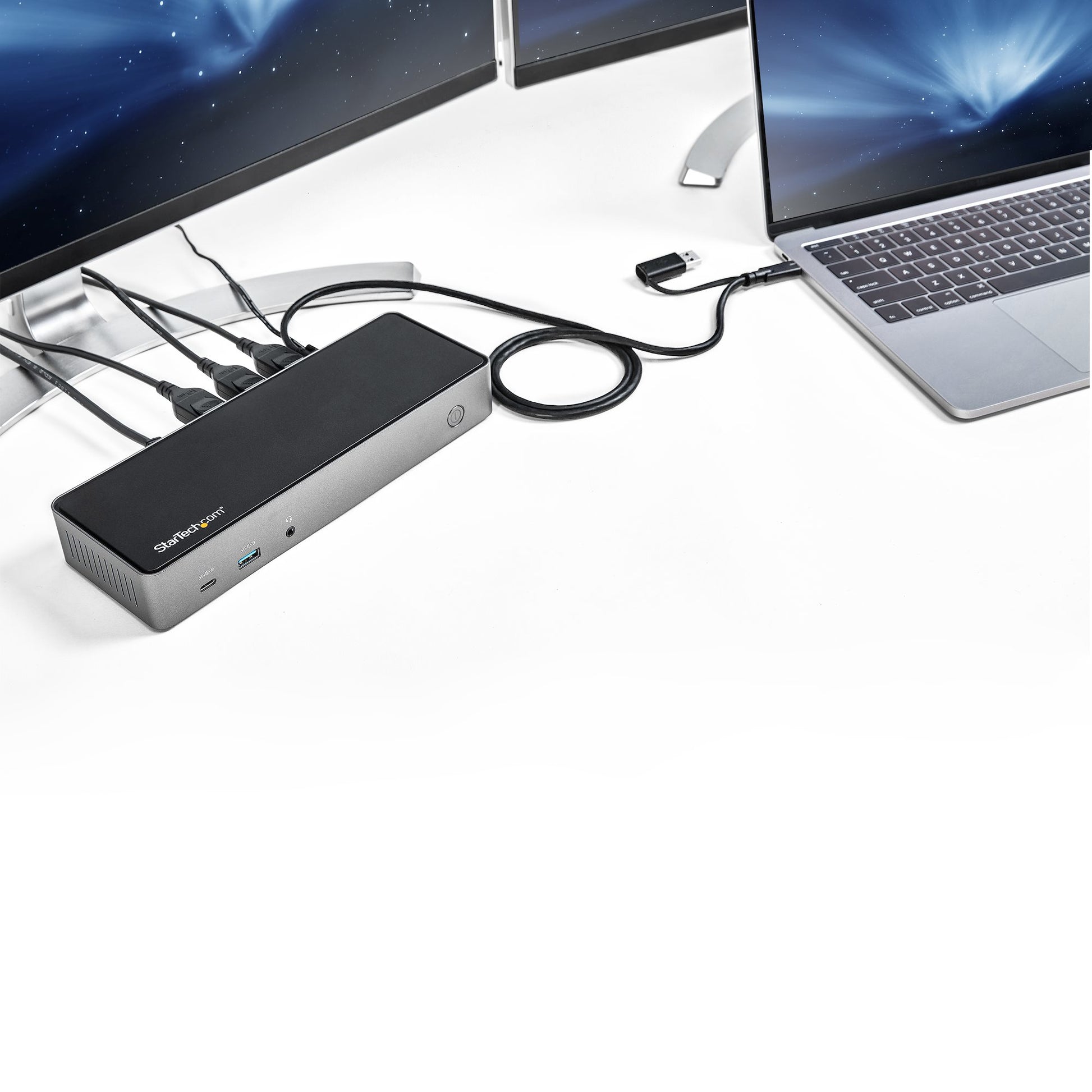 StarTech.com DK31C3HDPD laptop dock/port replicator Wired USB 3.2 Gen 2 (3.1 Gen 2) Type-C Black, Gray