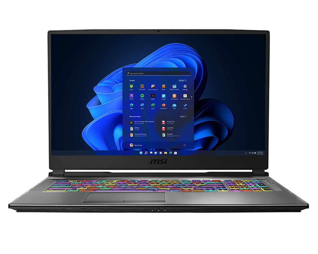 MSI Alpha A4DEK-011 AMD Ryzen™ 7 4800H Laptop 17.3" Full HD 16 GB DDR4-SDRAM 1 TB SSD AMD Radeon RX 5600M Wi-Fi 6 (802.11ax) Windows 10 Home Black