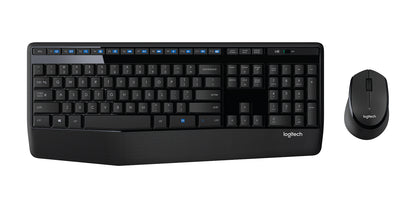 Logitech 920-006481 keyboard Mouse included Universal RF Wireless QWERTY English Black