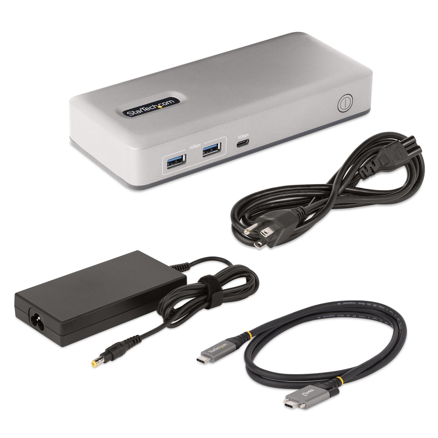 StarTech.com 101N-USBC-DOCK laptop dock/port replicator Wired USB 3.2 Gen 1 (3.1 Gen 1) Type-C Gray
