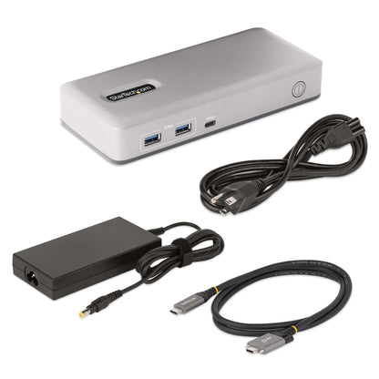StarTech.com 101N-USBC-DOCK laptop dock/port replicator Wired USB 3.2 Gen 1 (3.1 Gen 1) Type-C Gray