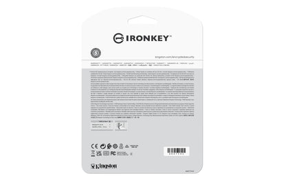 Kingston Technology IronKey Vault Privacy 50 USB flash drive 32 GB USB Type-C 3.2 Gen 1 (3.1 Gen 1) Black, Blue