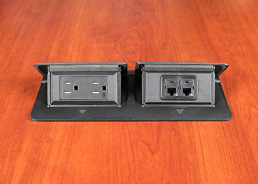 Middle Atlantic Products DQFP15BK-2A socket-outlet