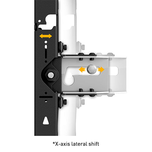 Chief Left dvLED Wall Mount for Samsung IER Series, 3 Displays Tall
