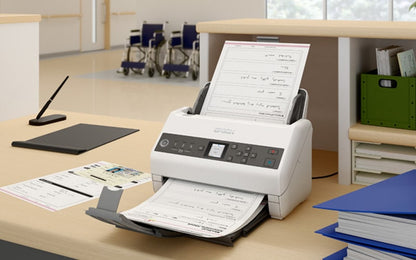 Epson DS-730N Sheet-fed scanner 600 x 600 DPI A4 Black, Gray