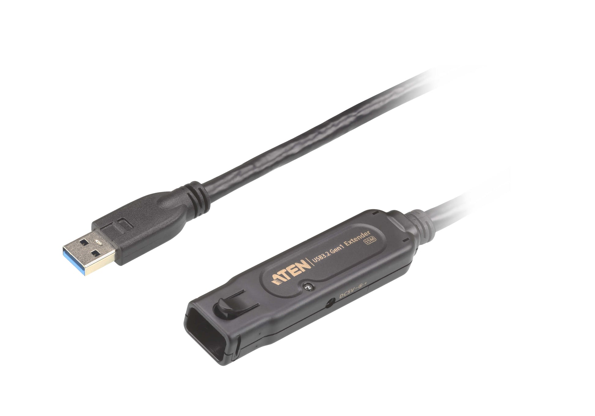 ATEN UE3315A USB cable USB 3.2 Gen 1 (3.1 Gen 1) 590.6" (15 m) USB A Black