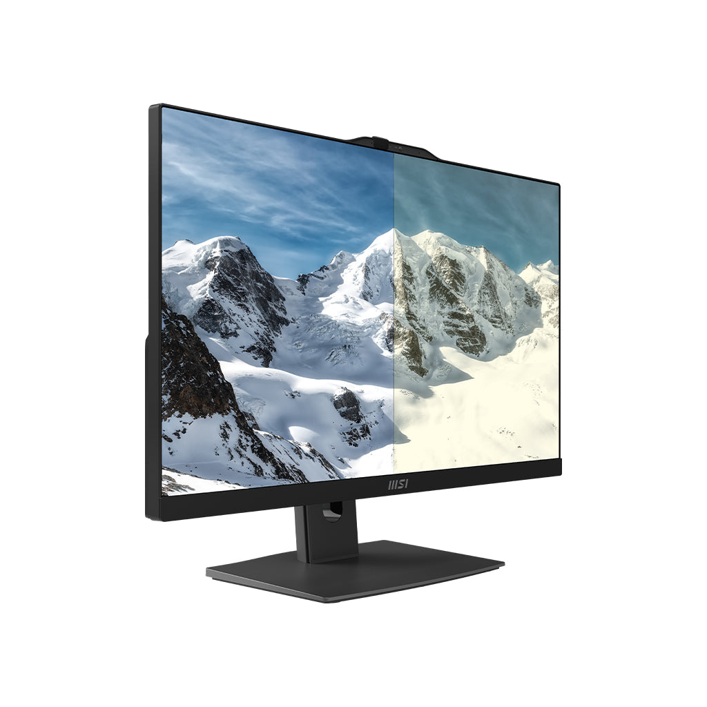 MSI Modern 1M-1096US Intel® Core™ i5 120U 23.8" 1920 x 1080 pixels Touchscreen All-in-One PC 16 GB DDR5-SDRAM 1 TB SSD Windows 11 Home Wi-Fi 6E (802.11ax) Black