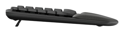 Logitech Wave Keys for Business keyboard Office RF Wireless + Bluetooth QWERTY English Graphite