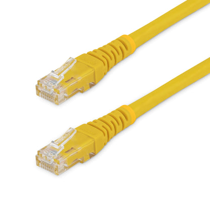 StarTech.com C6PATCH50YL networking cable Yellow 598.4" (15.2 m) Cat6 U/UTP (UTP)