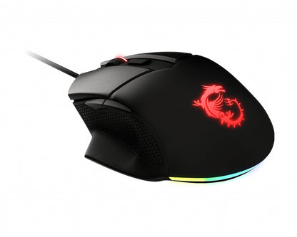 MSI CLUTCHGM20ELITE mouse Gaming Right-hand USB Type-A Optical 6400 DPI
