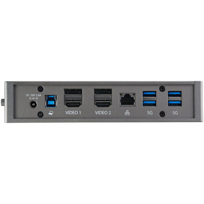 StarTech.com DK30A2DHU laptop dock/port replicator Wired USB 3.2 Gen 1 (3.1 Gen 1) Type-B Black, Gray