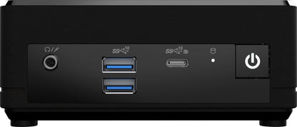 MSI CUBI N ADL S-055BUS PC/workstation barebone 0.69L sized PC Black N100