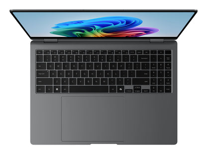 Samsung Galaxy Book5 Pro 360 Intel Core Ultra 7 256V Hybrid (2-in-1) 16" Touchscreen WQXGA+ 16 GB LPDDR5x-SDRAM 512 GB SSD Wi-Fi 7 (802.11be) Windows 11 Pro Gray