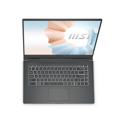 MSI Modern 15 A11SB-220 Intel® Core™ i7 i7-1165G7 Laptop 15.6" Full HD 16 GB DDR4-SDRAM 1 TB SSD NVIDIA GeForce MX450 Wi-Fi 6 (802.11ax) Windows 10 Home Gray