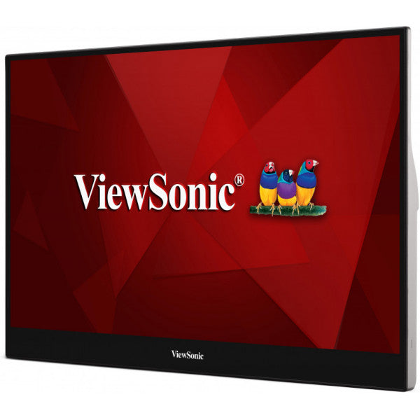 Viewsonic TD1655 computer monitor 15.6" 1920 x 1080 pixels Full HD LED Touchscreen Multi-user Black, Silver