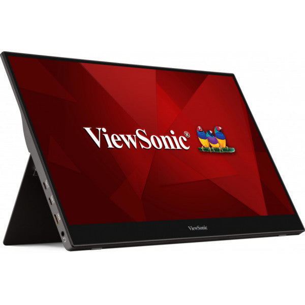 Viewsonic TD1655 computer monitor 15.6" 1920 x 1080 pixels Full HD LED Touchscreen Multi-user Black, Silver
