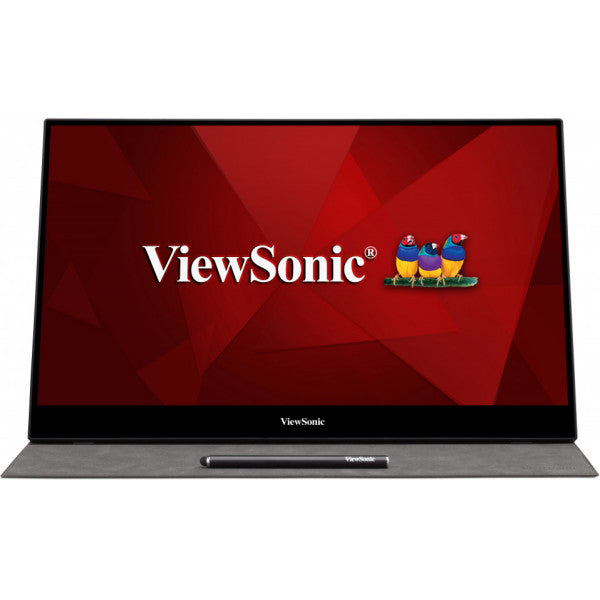 Viewsonic TD1655 computer monitor 15.6" 1920 x 1080 pixels Full HD LED Touchscreen Multi-user Black, Silver