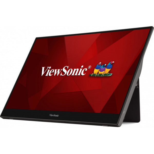 Viewsonic TD1655 computer monitor 15.6" 1920 x 1080 pixels Full HD LED Touchscreen Multi-user Black, Silver