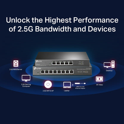 TP-Link TL-SG105-M2 network switch Unmanaged 2.5G Ethernet (100/1000/2500) Black