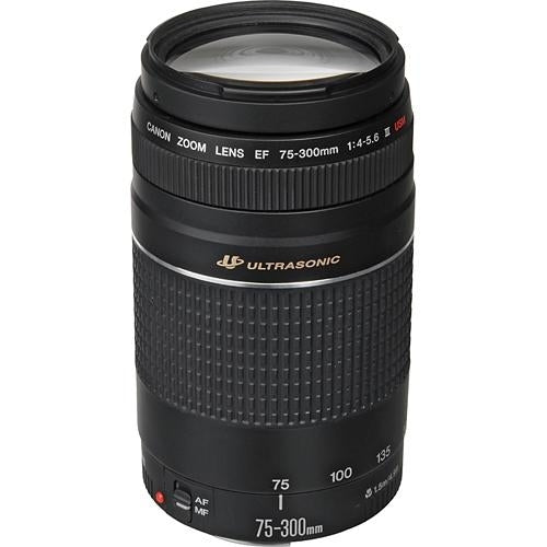 Canon EF 75-300mm f/4.0-5.6 III USM Black