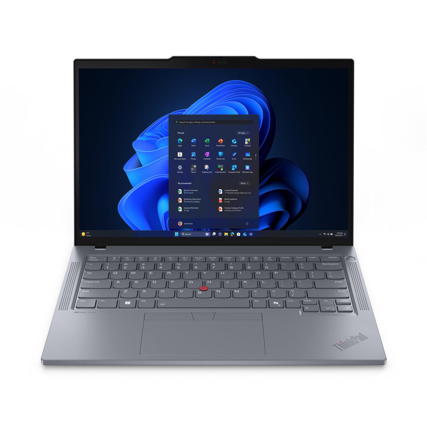 Lenovo ThinkPad T14 Gen 6 (Intel) Intel Core Ultra 7 255U Laptop 14" Touchscreen WUXGA 32 GB DDR5-SDRAM 512 GB SSD Wi-Fi 6E (802.11ax) Windows 11 Pro Gray