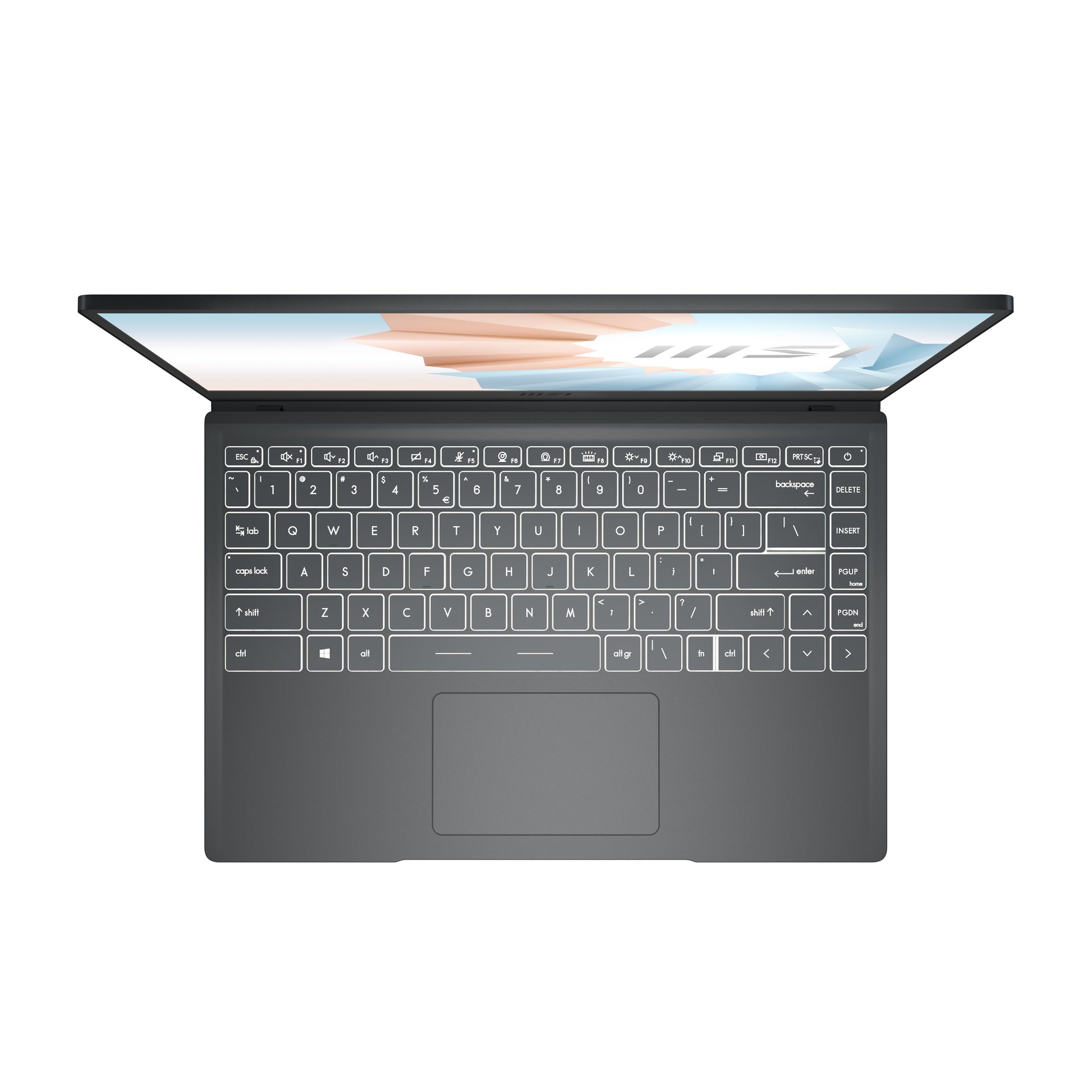 MSI Modern 14 B10MW-256 Intel® Core™ i7 i7-10510U Laptop 14" Full HD 16 GB DDR4-SDRAM 512 GB SSD Wi-Fi 5 (802.11ac) Windows 10 Pro Gray