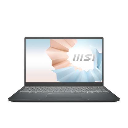 MSI Modern 14 B11SB-084 Intel® Core™ i5 i5-1135G7 Laptop 14" Full HD 8 GB DDR4-SDRAM 1 TB SSD NVIDIA GeForce MX450 Wi-Fi 5 (802.11ac) Windows 10 Pro Gray