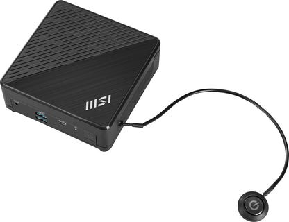 MSI CUBI N ADL S-055BUS PC/workstation barebone 0.69L sized PC Black N100