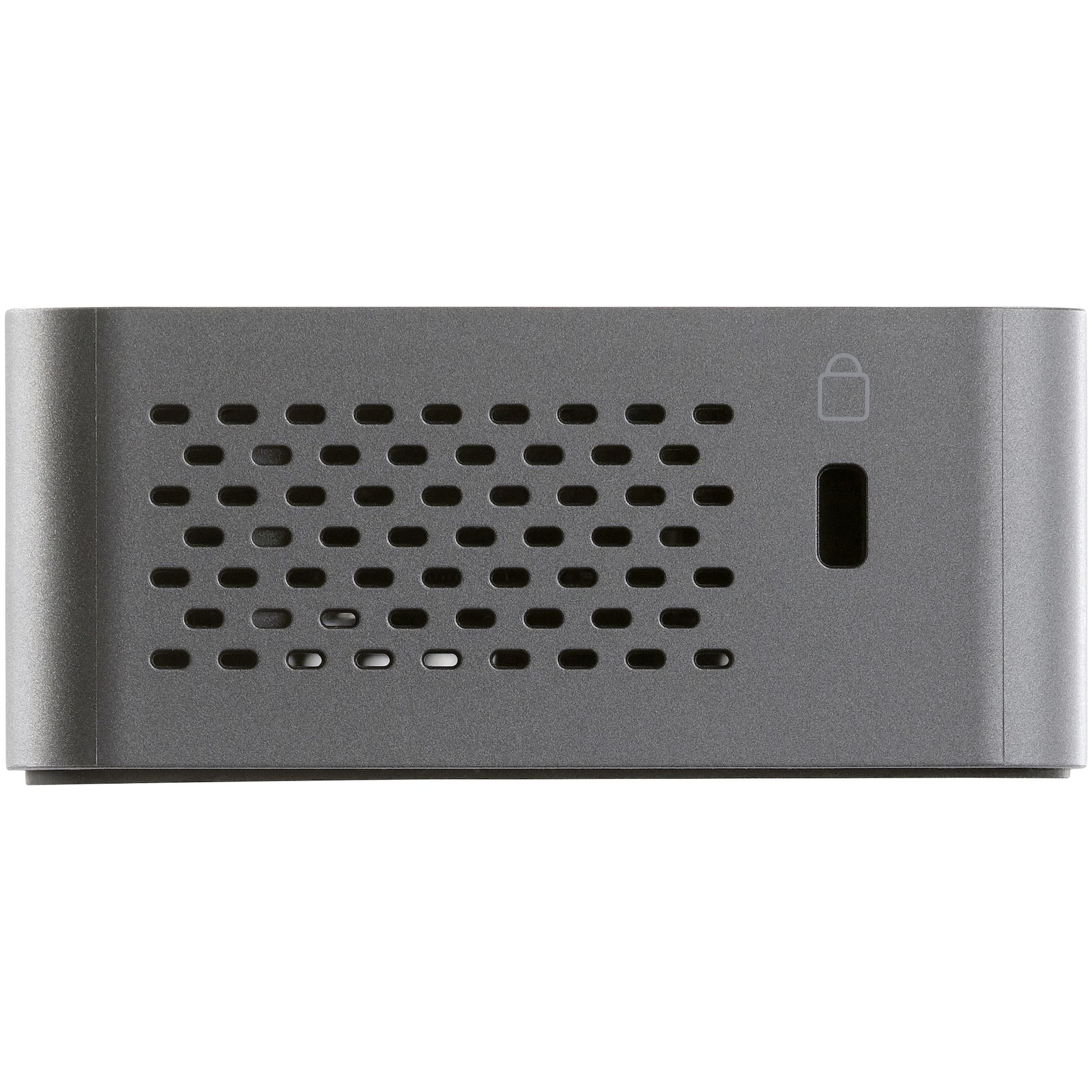 StarTech.com TB3CDK2DH laptop dock/port replicator Wired Thunderbolt 3 Black, Silver