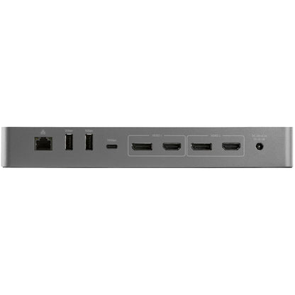 StarTech.com TB3CDK2DH laptop dock/port replicator Wired Thunderbolt 3 Black, Silver