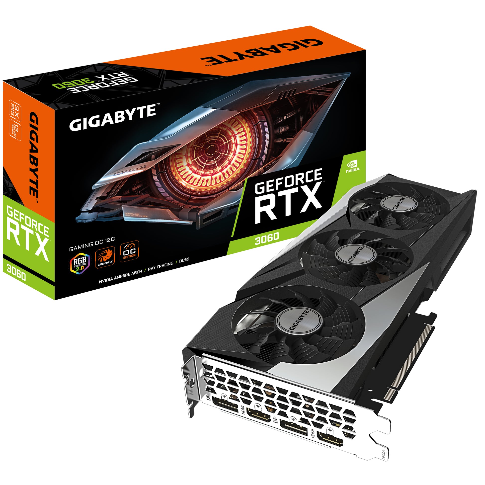 GIGABYTE GAMING GeForce RTX 3060 OC 12G NVIDIA 12 GB GDDR6