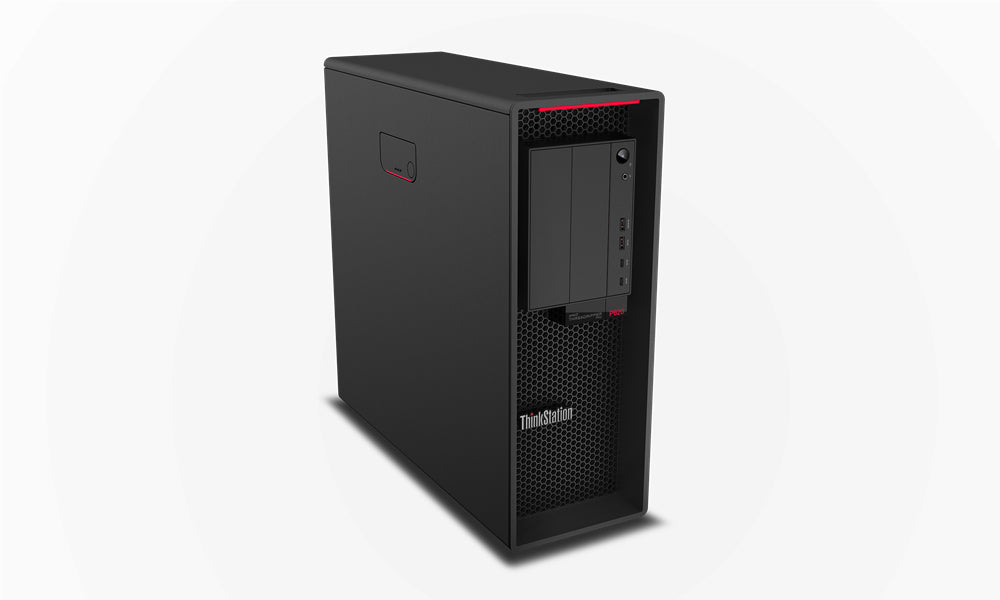 Lenovo ThinkStation P620 AMD Ryzen Threadripper PRO 5975WX 32 GB DDR4-SDRAM 1 TB SSD AMD Radeon Pro W6800 Windows 11 Pro Tower Workstation Black