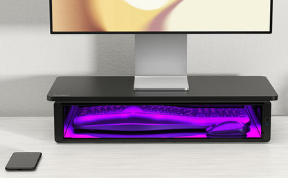 Kensington UVStand™ Monitor Stand with UVC Sanitization Compartment