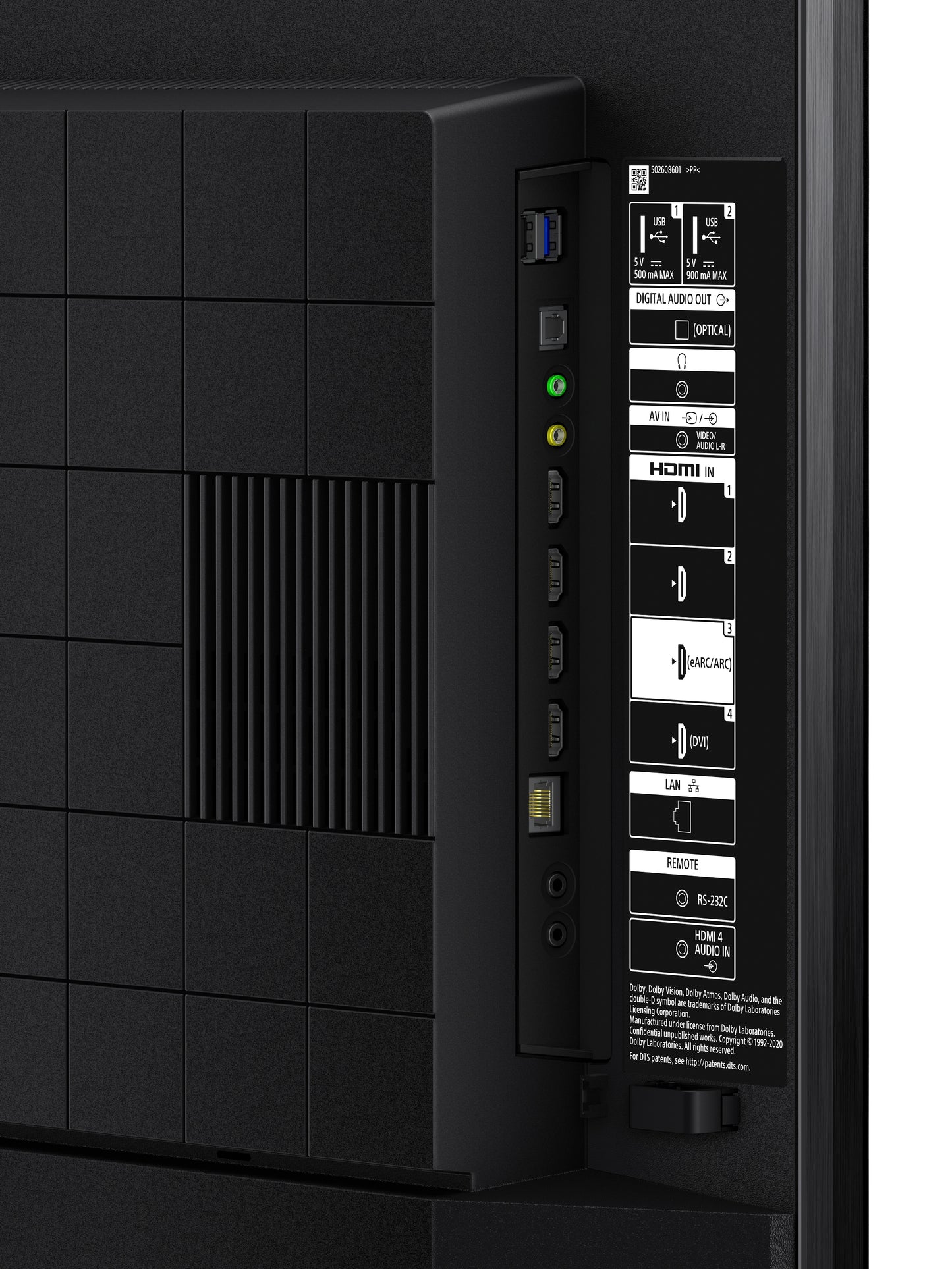 Sony FW-32BZ30J signage display Digital signage flat panel 32" VA Wi-Fi 300 cd/m² 4K Ultra HD Black Android 10 24/7