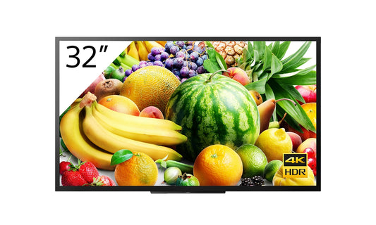 Sony FW-32BZ30J signage display Digital signage flat panel 32" VA Wi-Fi 300 cd/m² 4K Ultra HD Black Android 10 24/7