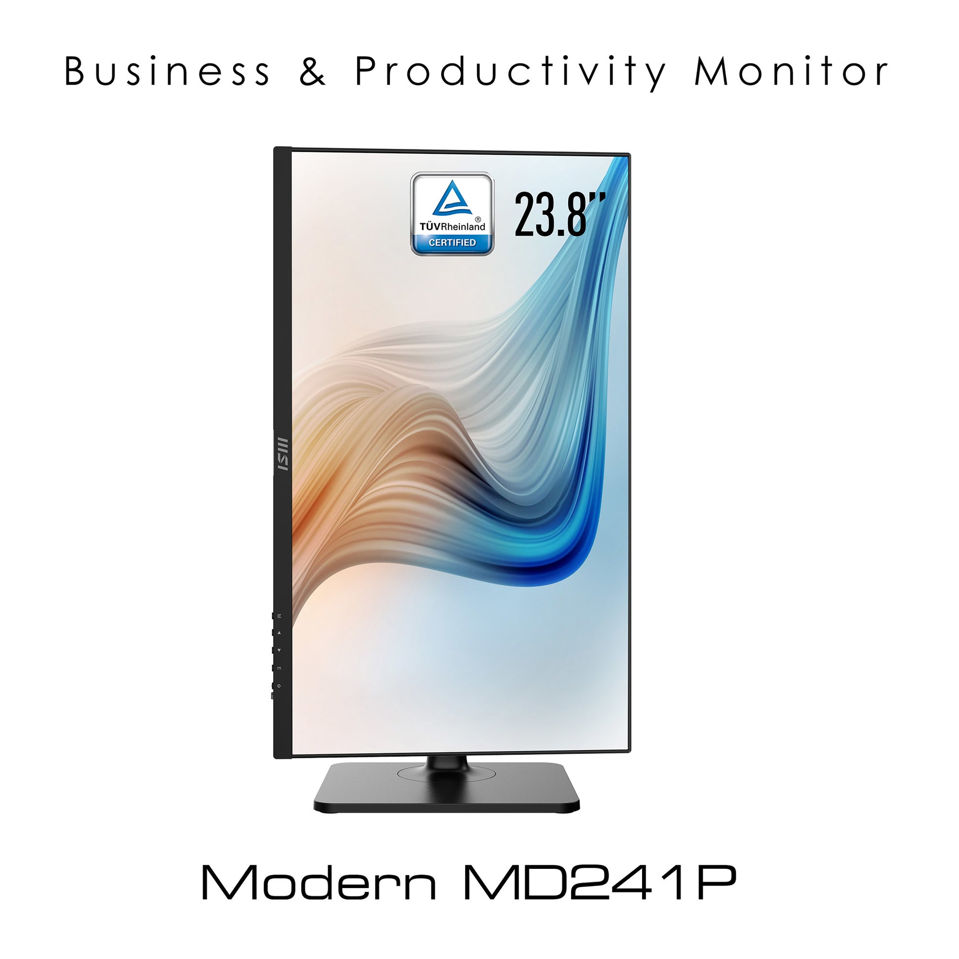 MSI Modern MD241P computer monitor 23.8" 1920 x 1080 pixels Full HD LCD Black