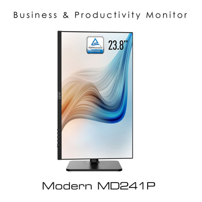 MSI Modern MD241P computer monitor 23.8" 1920 x 1080 pixels Full HD LCD Black