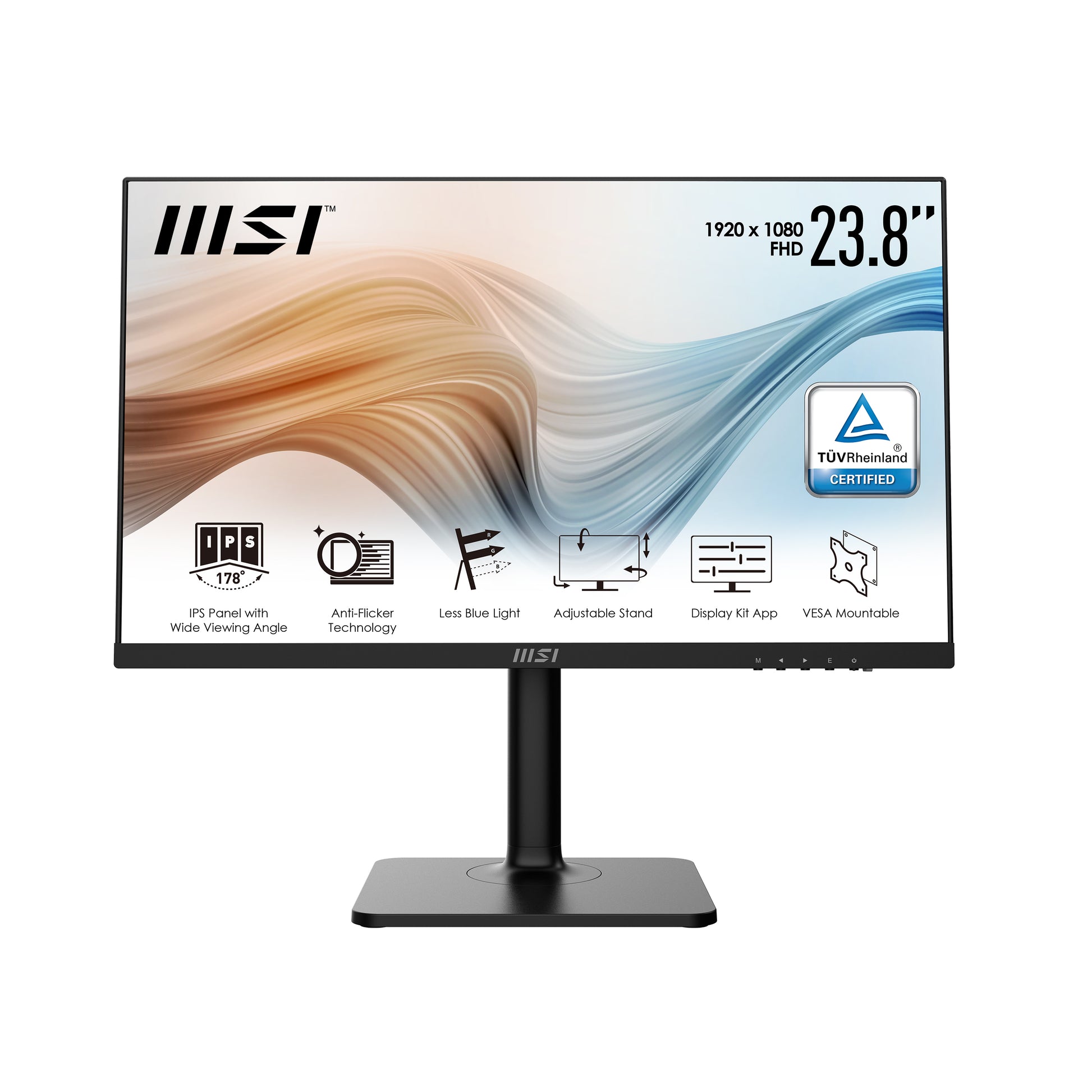 MSI Modern MD241P computer monitor 23.8" 1920 x 1080 pixels Full HD LCD Black