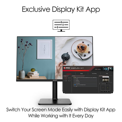 MSI Modern MD241P computer monitor 23.8" 1920 x 1080 pixels Full HD LCD Black