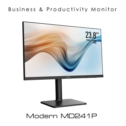MSI Modern MD241P computer monitor 23.8" 1920 x 1080 pixels Full HD LCD Black