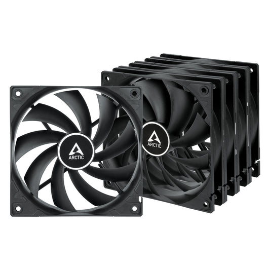 ARCTIC F12 Computer case Fan 4.72" (12 cm) Black 5 pc(s)