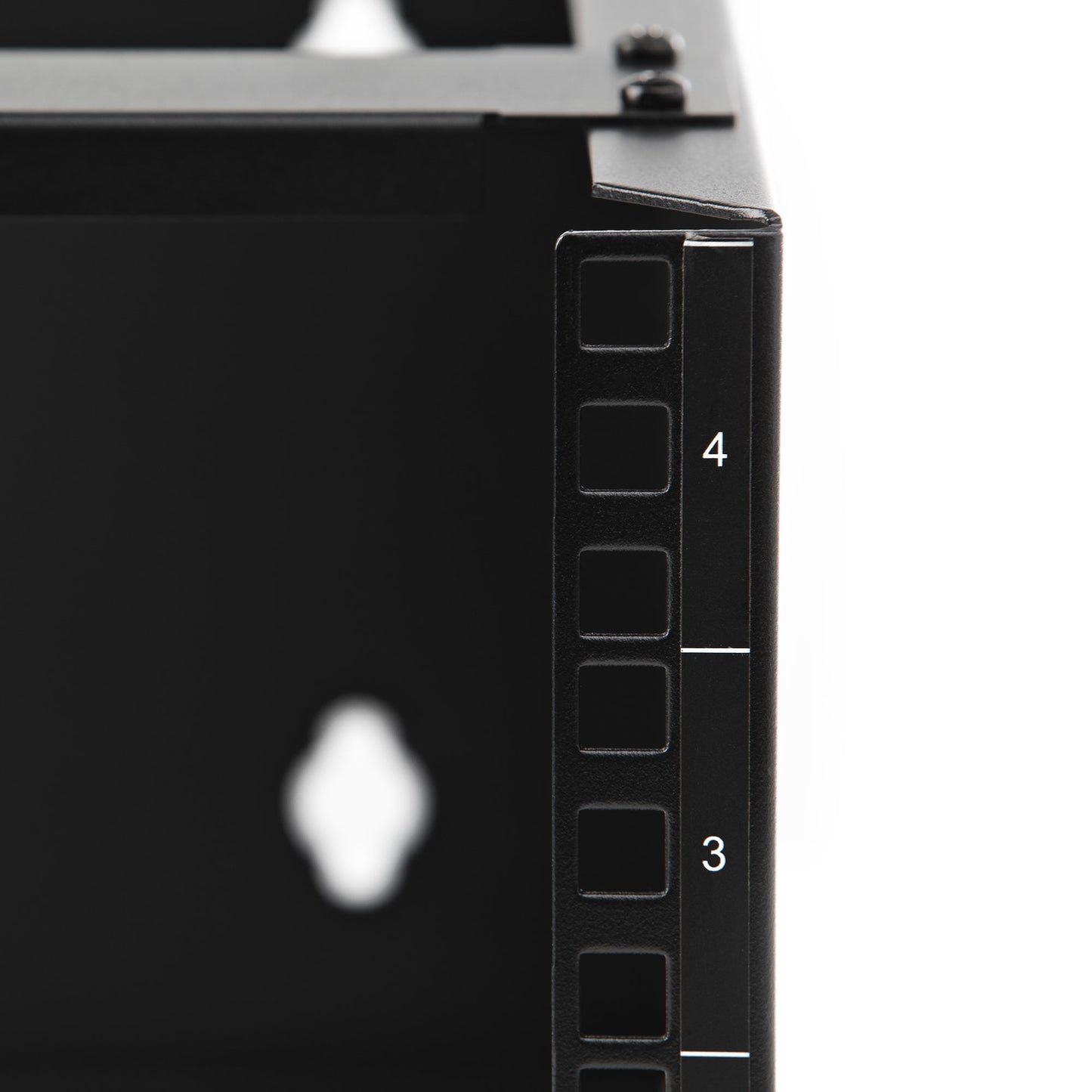 StarTech.com WALLMOUNT4 rack cabinet 4U Wall mounted rack Black