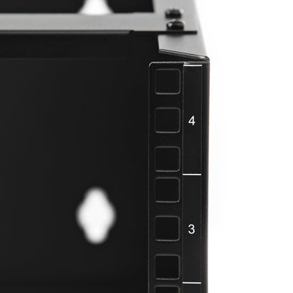 StarTech.com WALLMOUNT4 rack cabinet 4U Wall mounted rack Black