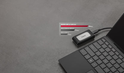 Kingston Technology XS2000 1 TB USB Type-C 3.2 Gen 2 (3.1 Gen 2) Black, Silver