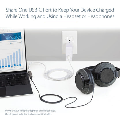 StarTech.com CDP2CAPDM laptop dock/port replicator USB 2.0 Type-C Silver