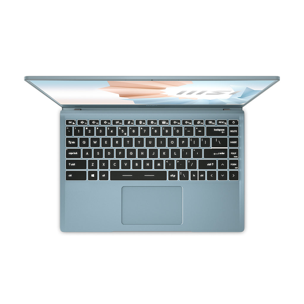 MSI Modern B11MO-611 Intel® Core™ i5 i5-1135G7 Laptop 14" Full HD 8 GB DDR4-SDRAM 512 GB SSD Wi-Fi 5 (802.11ac) Windows 10 Home Blue