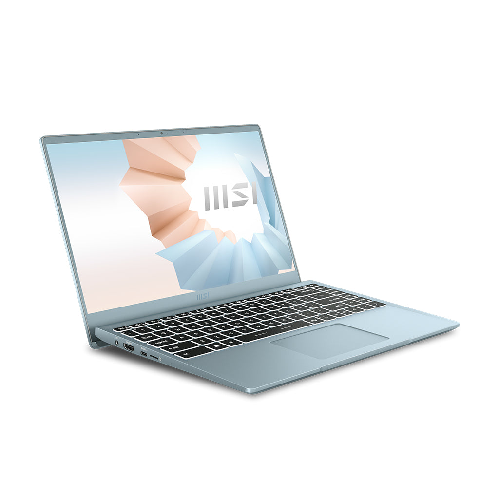 MSI Modern B11MO-611 Intel® Core™ i5 i5-1135G7 Laptop 14" Full HD 8 GB DDR4-SDRAM 512 GB SSD Wi-Fi 5 (802.11ac) Windows 10 Home Blue