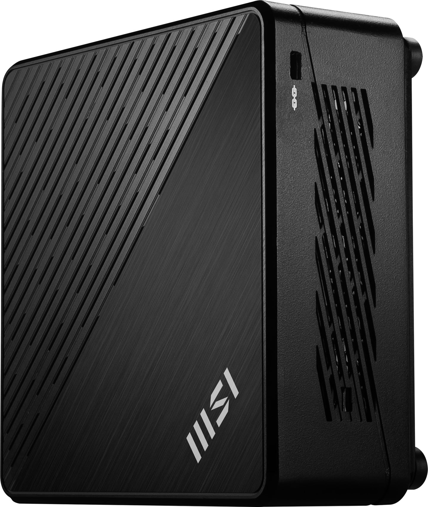 MSI CUBI N ADL S-055BUS PC/workstation barebone 0.69L sized PC Black N100